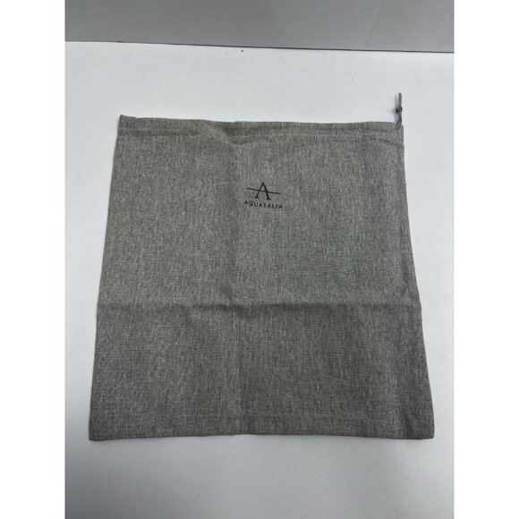 Aquatalia Drawstring Storage Travel Dust Bag  100% Cotton Gray New - Picture 6 of 6